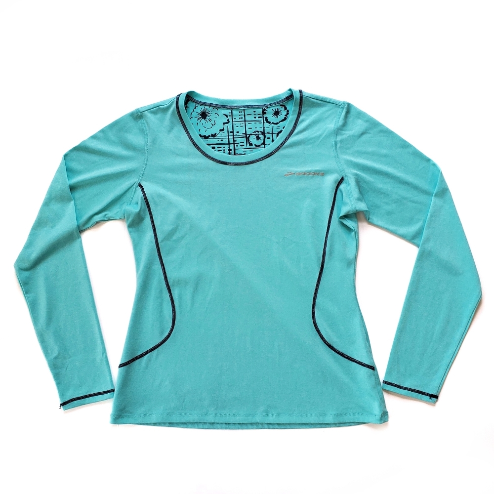 Brooks Long Sleeve Active Tee Blue XS